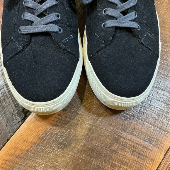 Greats Royale High Cadet Navy Wool Sneakers Men’s Size 12 | Premium Italian-Made - Picture 3 of 15